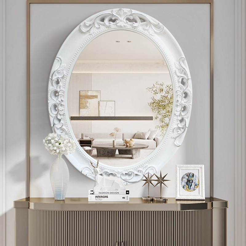 مرآة حمام أوروبية بيضاوية الشك - مراجعة Home Decor Mirror وسعره