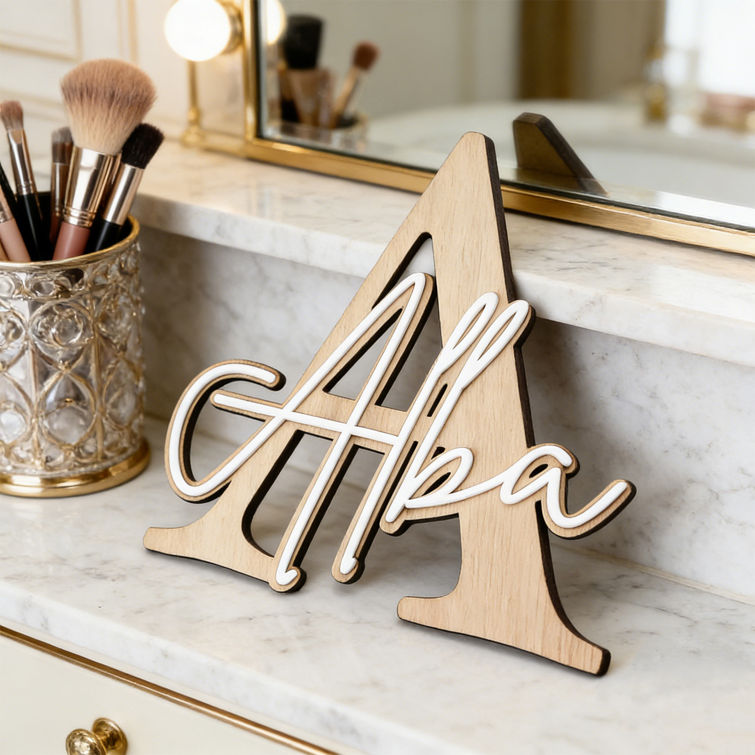 لوحة خشبية مزدوجة الطبقات لتزي - مراجعة Home Decor Zone وسعره