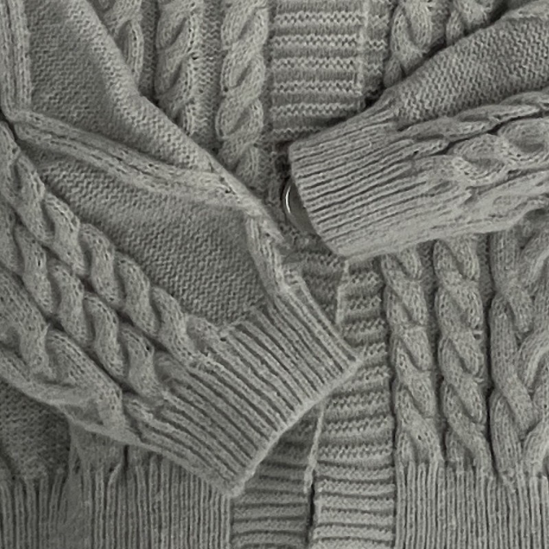 كارديجان نسائي رمادي من TTPD،  - مراجعة Yarn Home Decor وسعره