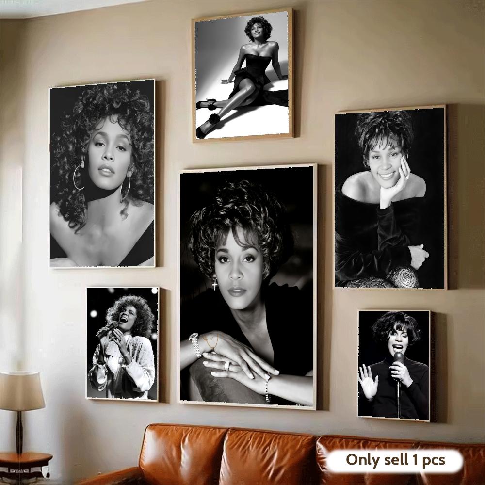 ملصق موسيقي لـ W-Whitney H-Hou - مراجعة Home Decor Houston وسعره