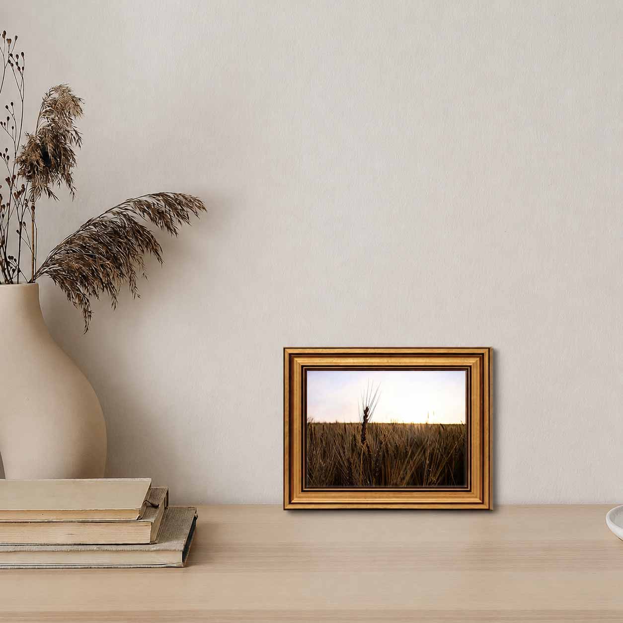لوحة فنية مؤطرة على قماش، طباع - مراجعة Home Decor Mirror وسعره