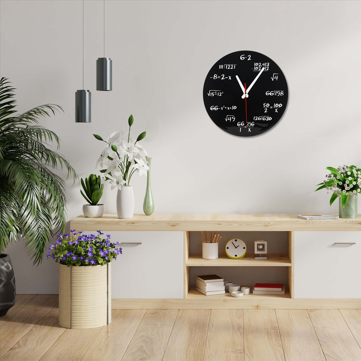 ساعة حائط رياضية، ساعة صيغ وصي - مراجعة Home Decor Quiz Free وسعره