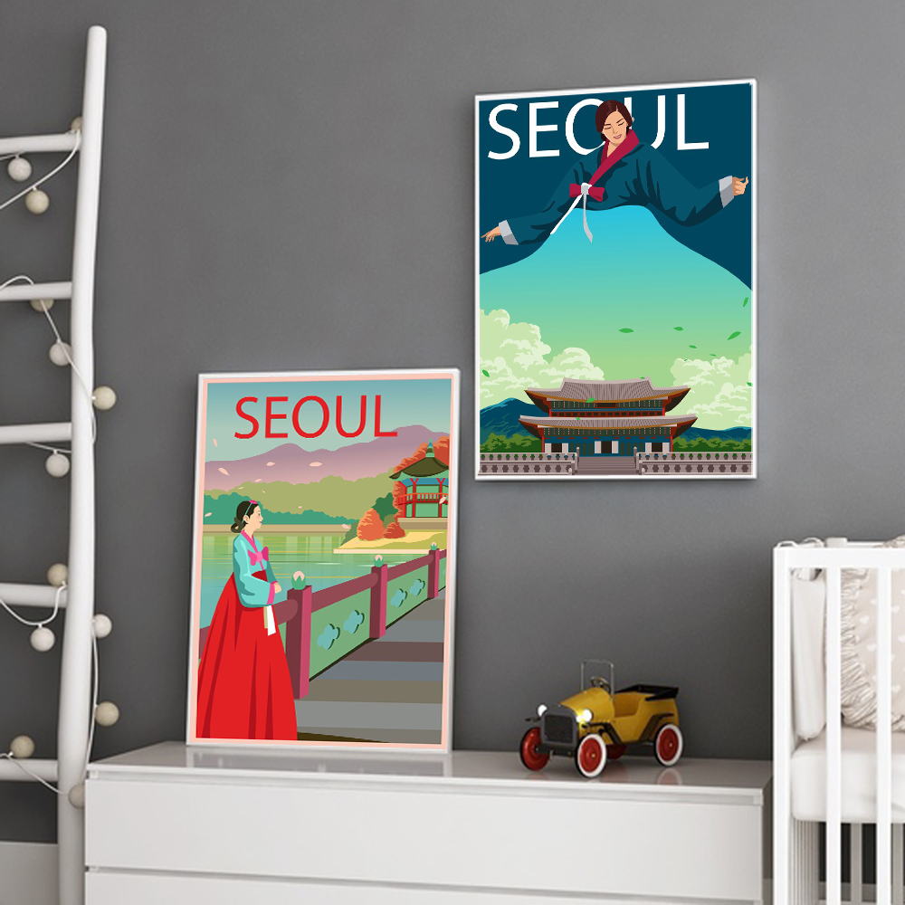 لوحة قماشية بدون إطار، صور جدا - مراجعة Home Decor Korea وسعره