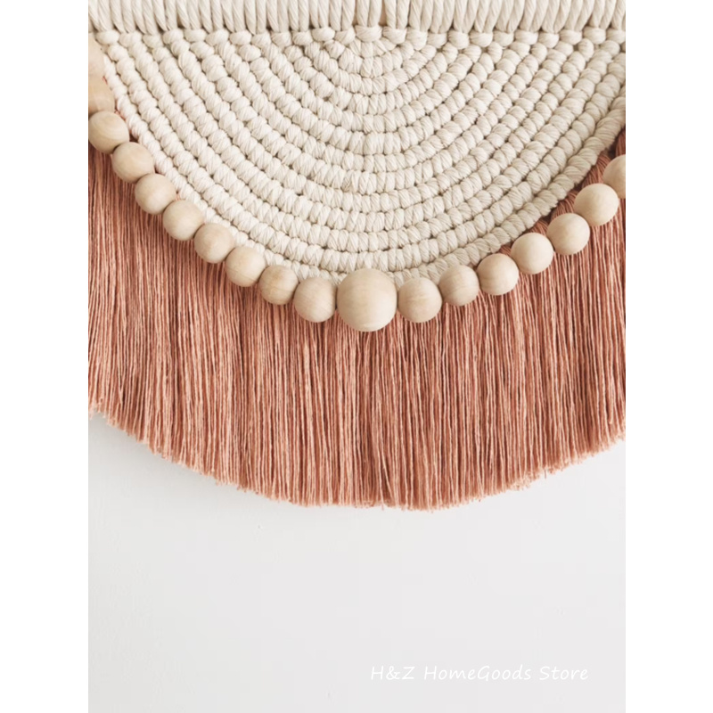 مكرامية الجدار الشنق نسيج مع ا - مراجعة Yarn Home Decor وسعره