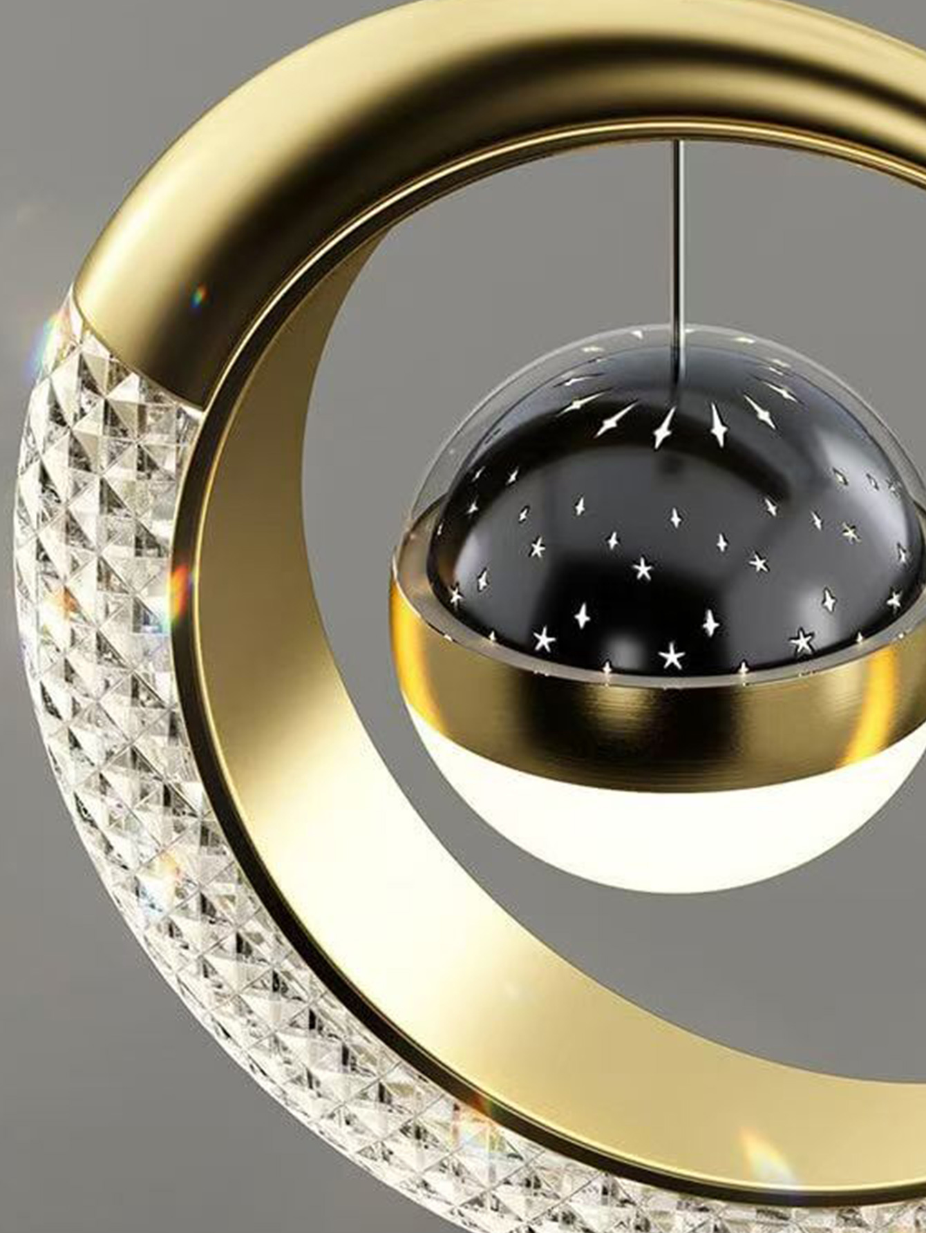 الإبداعية led ضوء السقف مع الق - مراجعة Hanging Moon Lamp وسعره