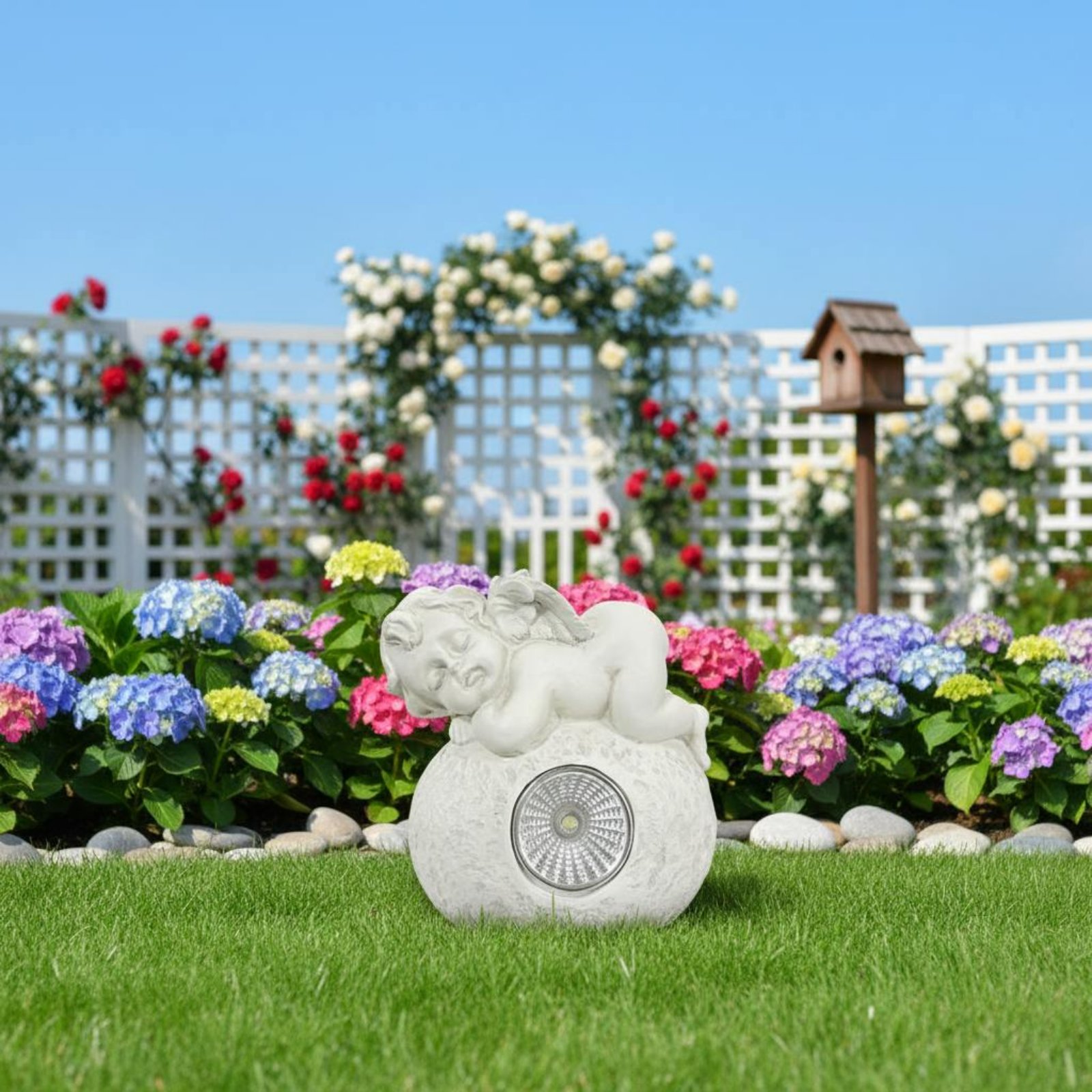 تمثال ملاك مستلقٍ مصنوع من الر - مراجعة Home Decor Resin وسعره