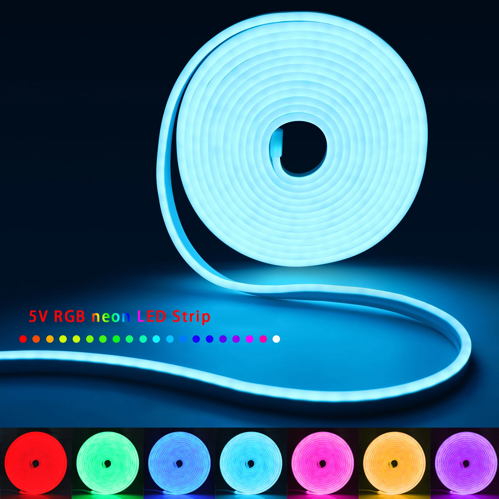1-5 متر RGB LED شريط ضوء النيو - مراجعة Home Decor Zone وسعره